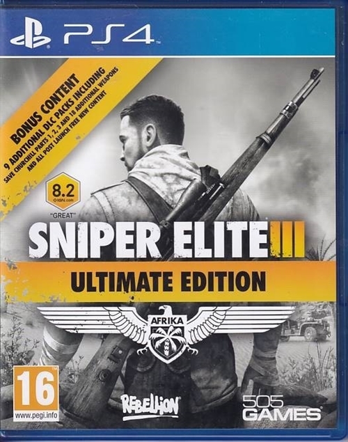 Sniper Elite III Ultimate Edition - PS4 (B Grade) (Genbrug)